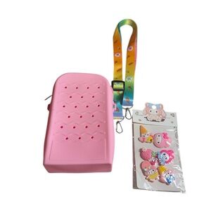 My Melody Kids Croc Bag with Lanyard